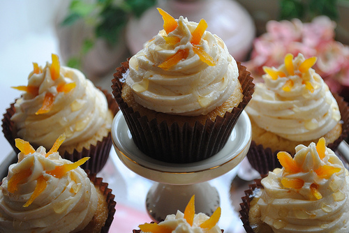 Apricot Cupcake